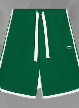 Lining/李宁正品新款运动生活系列男子时尚宽松运动短裤AKST639