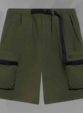 Lining/李宁正品运动时尚系列男子宽松休闲梭织运动短裤AKST643