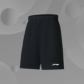 舒适宽松运动休闲男子健身短裤 新款 AKSS777 秋季 李宁正品