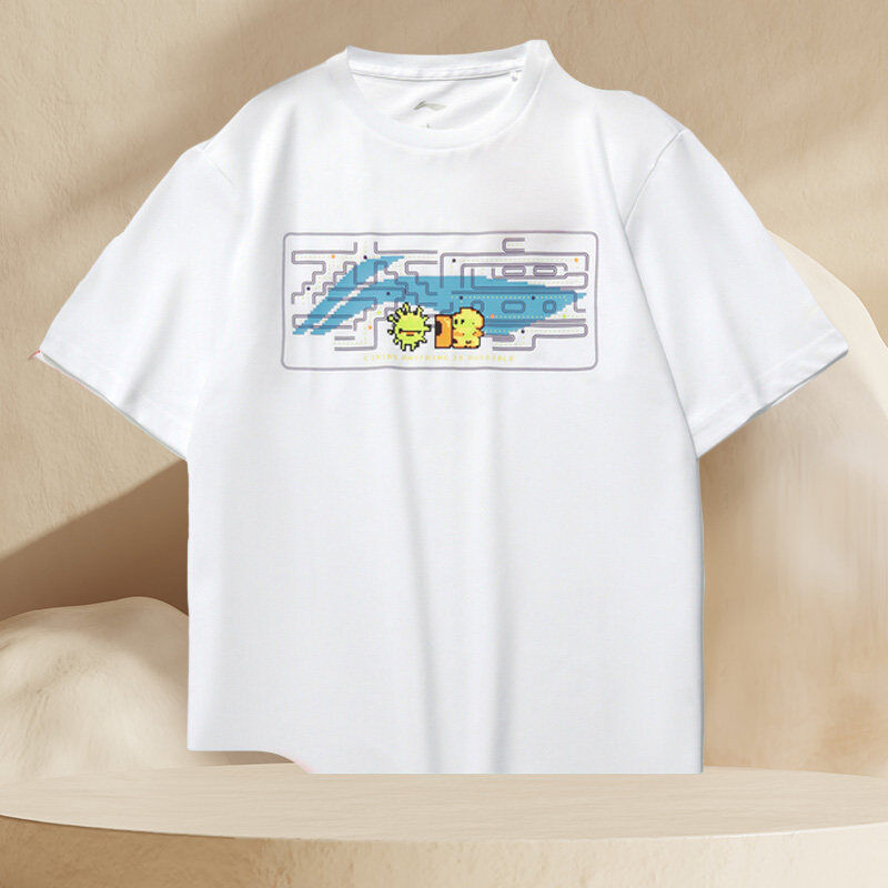 李宁短袖t恤男女同款春季新款上衣国潮宽松情侣运动服AHSR340,运动服/休闲服装,运动T恤,淘宝优惠券,粉丝福利购,淘宝优惠卷