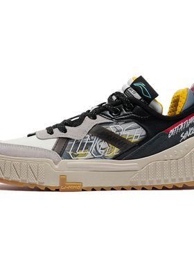 李宁正品回到未来001 unblock男女反光舒适经典运动休闲鞋AGCR370