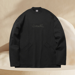 AHSR269 刺绣图案男子宽松运动休闲卫衣 中国李宁正品 成龙联名款