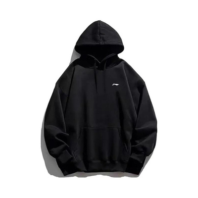 Lining/李宁正品2022新款男子运动休闲针织保暖连帽套头衫YWDT505