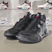 李宁正品 AYAT001 贴地飞行MAX男女同款 䨻丝中帮简约羽毛球比赛鞋