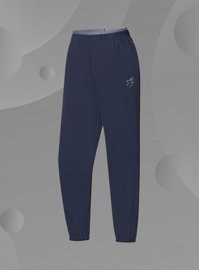 李宁正品新款女子运动休闲健身跑步舒适透气收腿长裤AKYS958-1-2