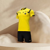 T恤宽松比赛训练裁判装 短袖 备AATN093 李宁男子足球裁判服套装 正品