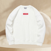 运动外套AWDRD10 圆领套头加绒保暖情侣款 李宁卫衣男冬季 新款