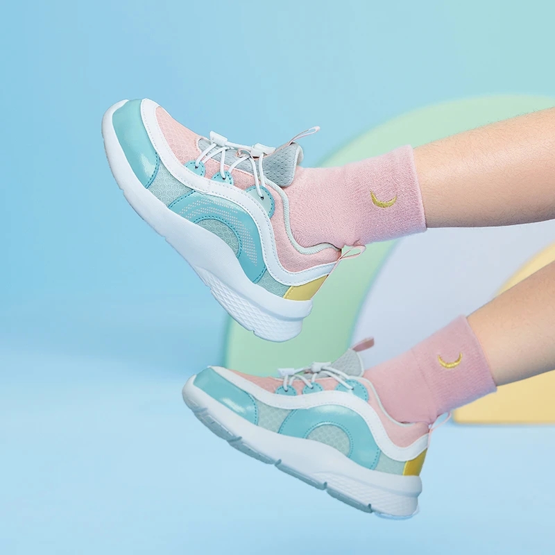 李宁正品童鞋运动鞋男女小童溜溜球圆头鞋子低帮运动鞋YKNS018