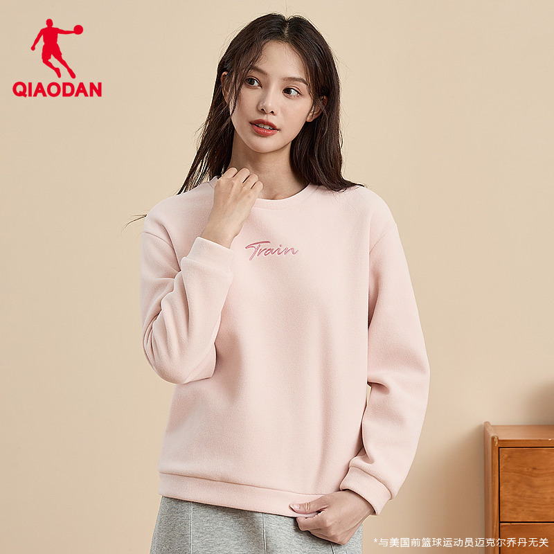 乔丹运动卫衣女2024年秋季新款摇