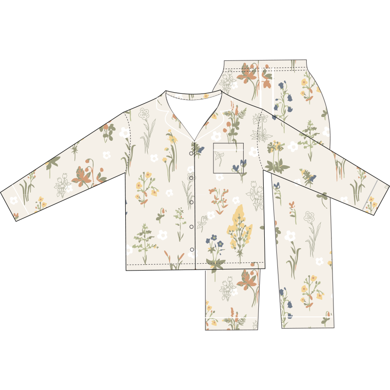 littletiny竹棉家居服亲子四季