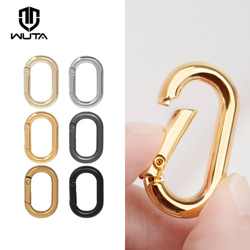 锌合金椭圆旦形弹簧圈开口钥匙圈