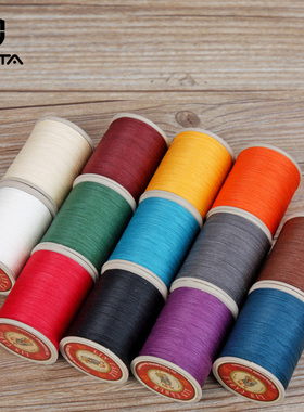 法线Fil Au Chinois麻线手缝圆蜡线手工皮革用线832 0.43mm 10米