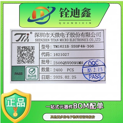 TM1621BLCD驱动芯片SSOP-48