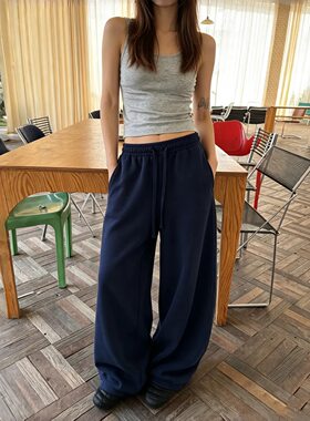 慵懒松弛感运动裤女秋季2026新款