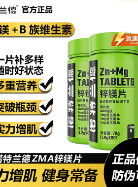 诺特兰德锌镁片男士b族维生素男性睾酮素促睾健身锌镁片正品维bvb