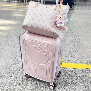 行李箱保护套托运防摔防刮花加厚外出旅行透明套耐磨拉杆箱防水罩