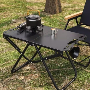 户外折叠桌战术桌露营桌子轻量化便携速开igt野营野炊烧烤野餐桌
