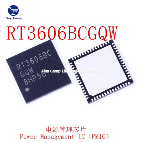 正品保障RT3606BCGQW 贴片WQFN60 CPU电源管理芯片现货实拍