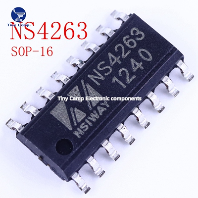 现货实拍 NS4263 NS4263B SOP-16 双声道AB类功放D类功放现货