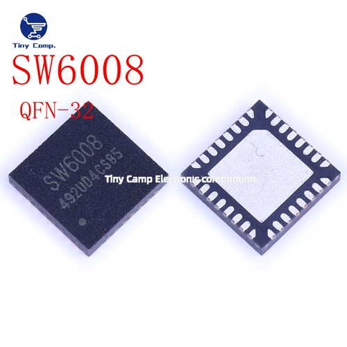 正品实拍 SW6008 QFN-32 单芯片移动电源一体化电源管理SOC芯片