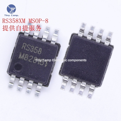 润石 RS358XM RS358AXM MSOP-8 双路通用运算放大器芯片IC现货