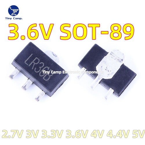 现货 HT7333-1 2.7v 3v 3.3v 3.6v 4v 4.4v 5v SOT-89线性稳压器