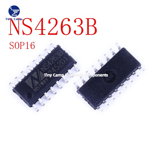 原装正品 NS4263B SOP16 立体声D类音频功率放大器 超低EMI干扰