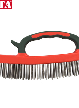 勒塔 不锈钢工业钢丝刷子170mm 铁丝刷清洁刷除锈去污钢刷工具342