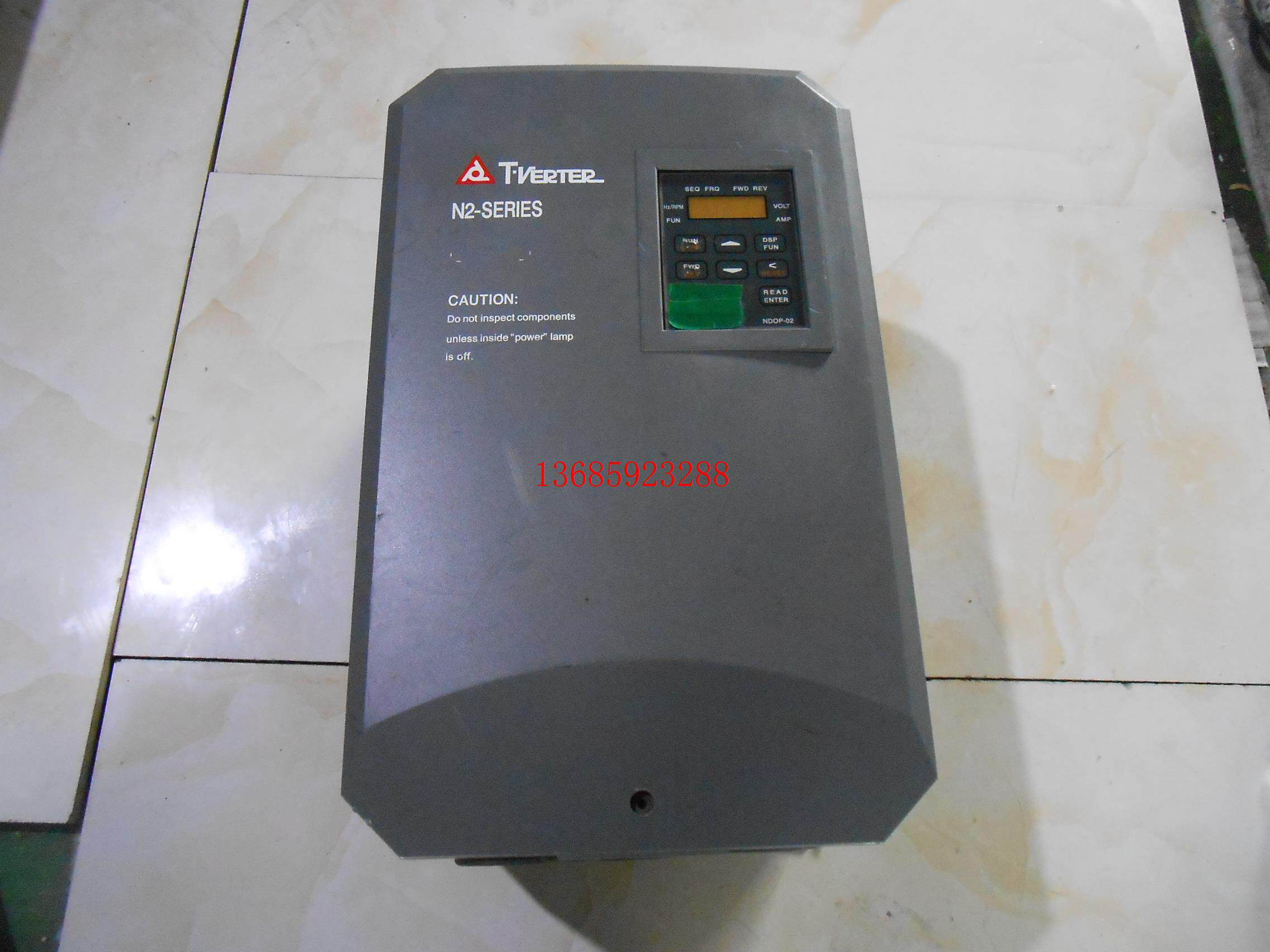 二手 台安n2系列变频器n2-420-h3  15kw 380v 已测试实物图 询价