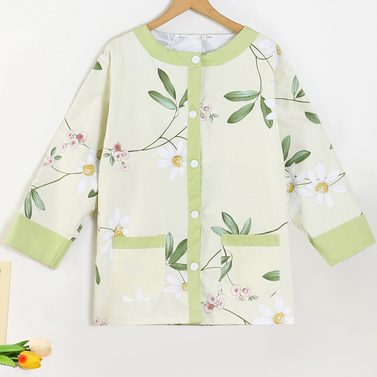 艾灸服纯棉前后开衫女后背开扣病号服袖子开扣带胸垫艾灸专用衣服,居家布艺,汗蒸服,淘宝优惠券,粉丝福利购,淘宝优惠卷