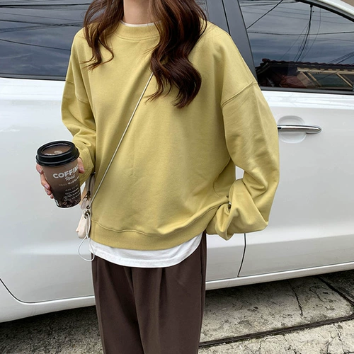 百思朵 Шикарная Hyuna Style Fresh Girl, восстанавливающая возрастное, горчичное зеленое пиловерное шоза