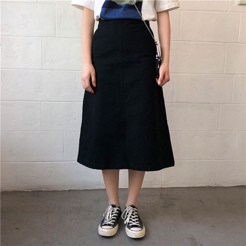 Best solar system work clothes Retro Black skirt black student Paige Show thin Long skirtin the Women's clothing/Boutique , Skirts  category - from Buy2taobao.com to provide professional Taobao agent buy service