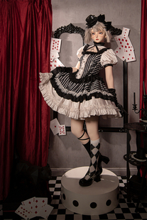 幻境魔术师收藏页面包子猪lolita详装 歌特风原创op洛丽塔连衣裙