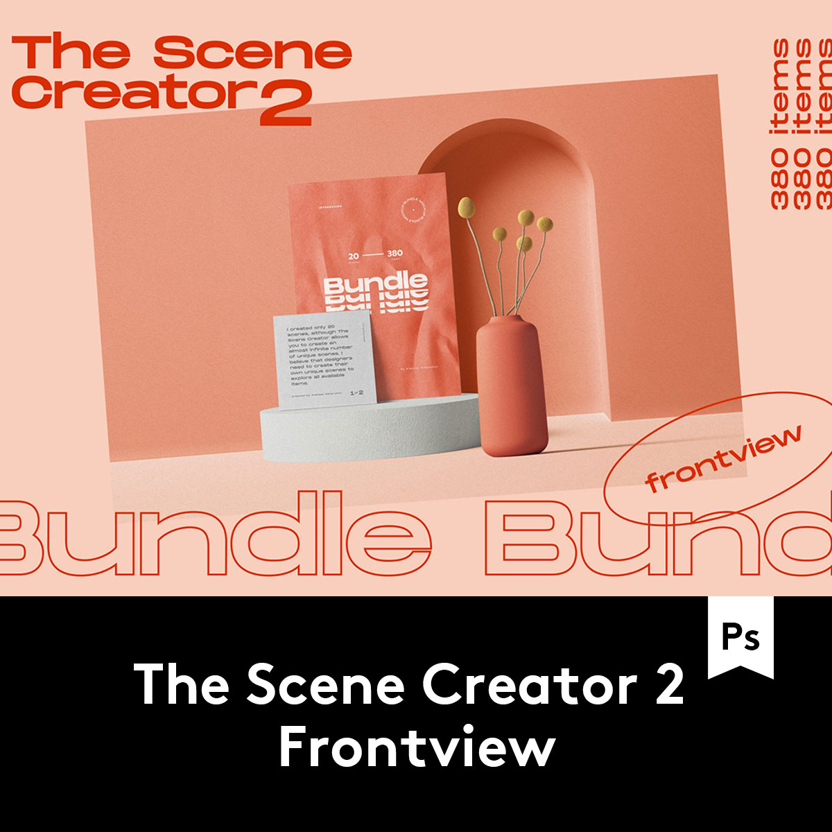 The Scene Creator 2超大品牌VI文具包装场景样机.M2020032507