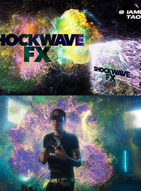 35组科幻能量冲击波粒子爆炸特效合成4K透明视频素材 SHOCKWAVE