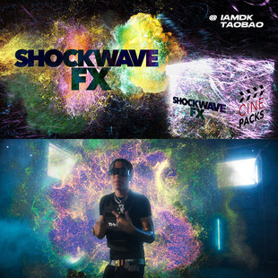 35组科幻能量冲击波粒子爆炸特效合成4K透明视频素材 SHOCKWAVE