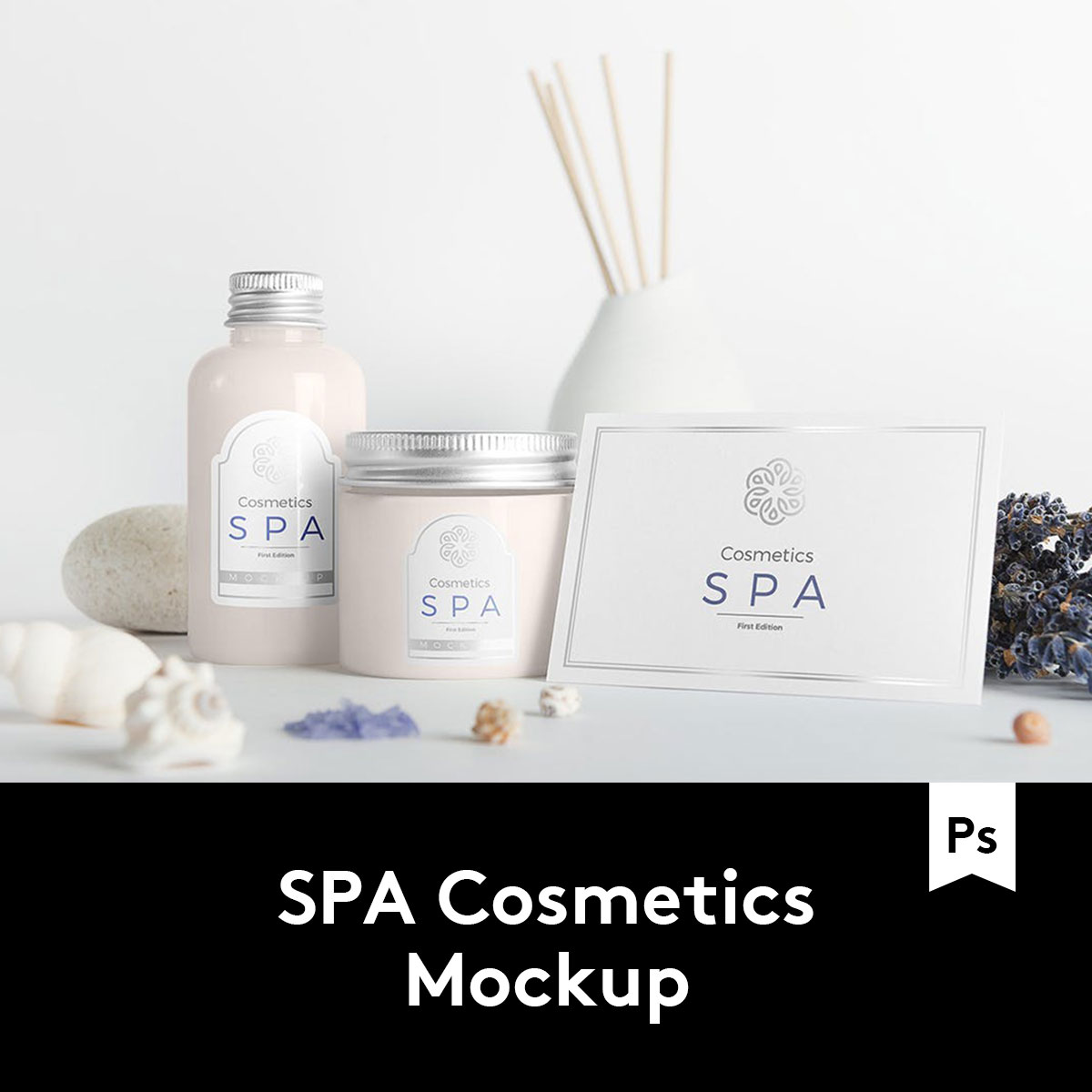 SPA Cosmetics Mockup 美容沙龙化妆品包装样机模板 M2020040207 商务/设计服务 设计素材/源文件 原图主图