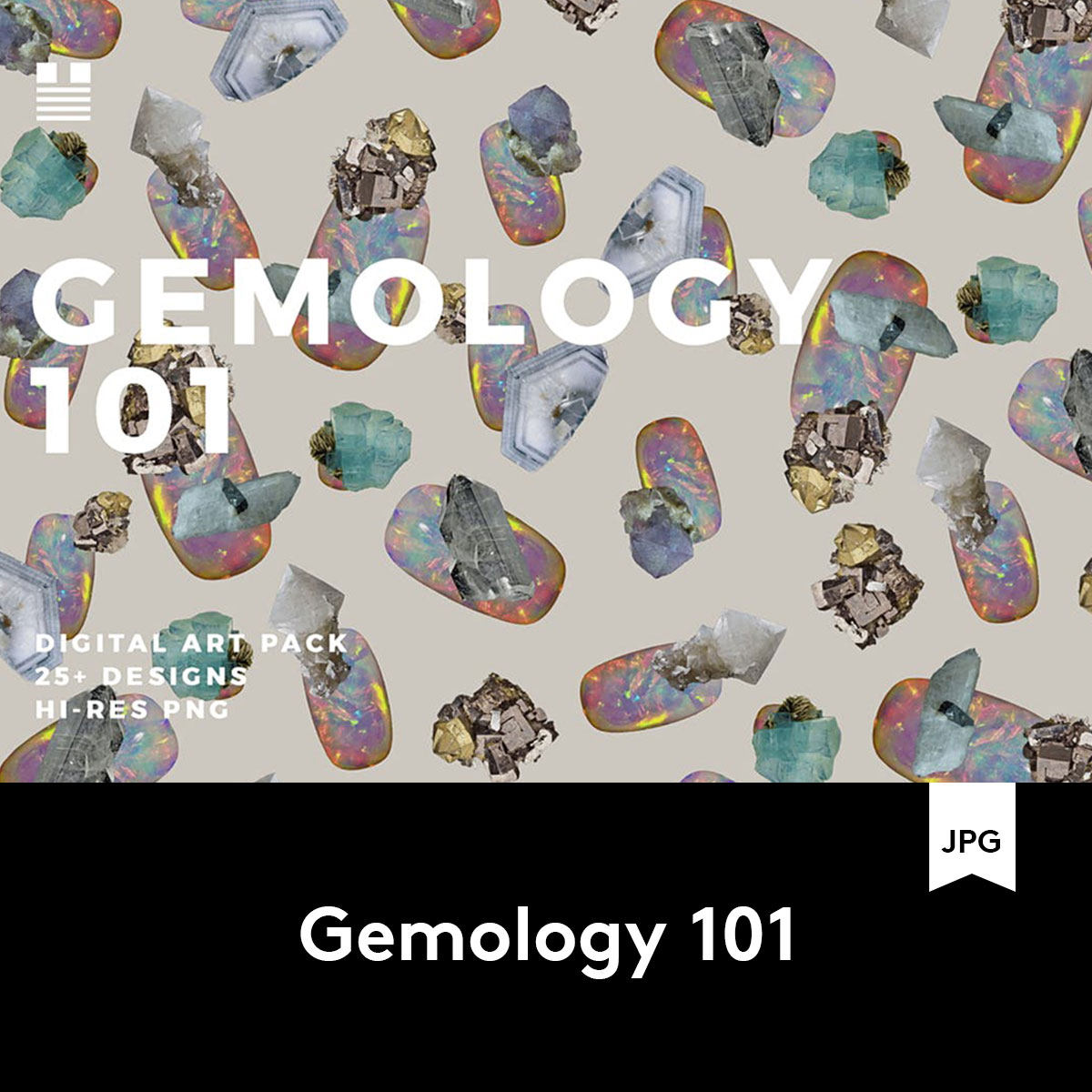 gemology 25个宝石矿物质元素图片背景纹理设计素材 b2020071101