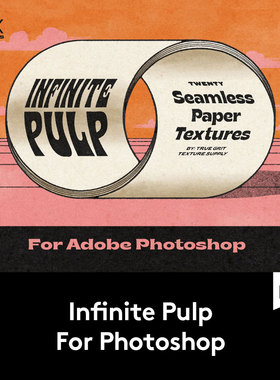 Infinite Pulp 20款高清艺术无缝隙纸张纹理PSD素材 B2020112302