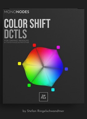 电影胶片模拟色彩转换达芬奇DCTL调色节点预设 COLOR SHIFT V4