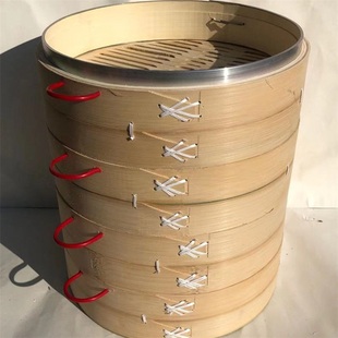 大包蒸笼家用蒸笼，竹制蒸笼，竹笼蒸笼蒸屉专用商用