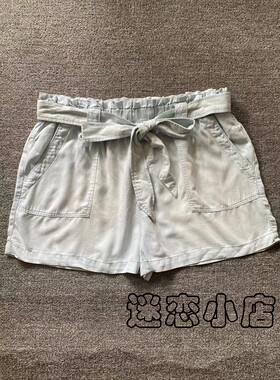 高腰欧美风短裤断码清仓