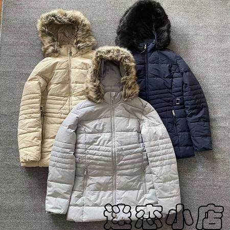 外贸出口欧洲纯原中长款连帽加厚棉衣女户外防风防水保暖外套大码