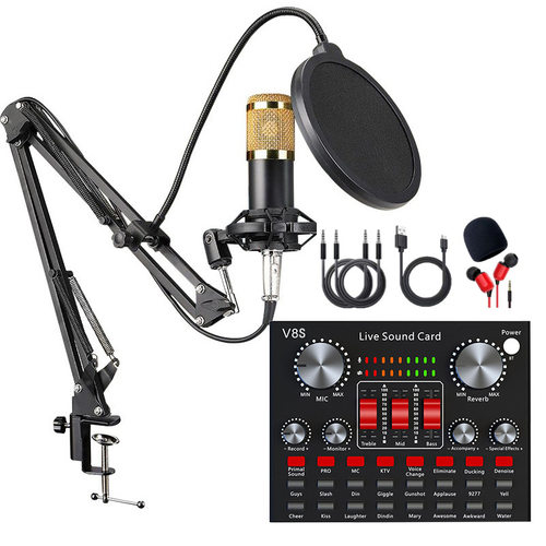 跨境BM800电容话筒麦克风