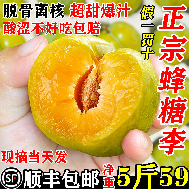 【59.8/5斤】正宗蜂糖李顺丰包邮