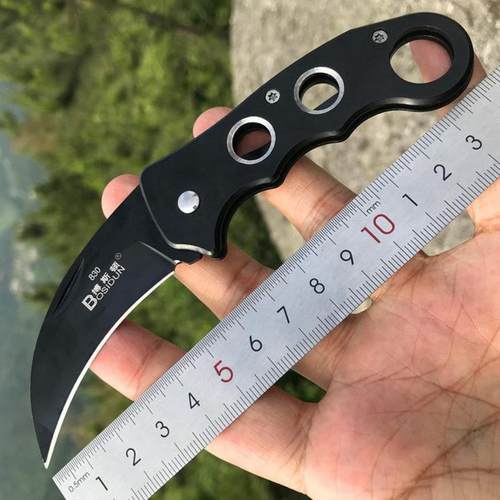 弯刀开刃刀蝎子短刀户外鹰爪刀