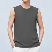 内穿防寒无痕保暖打底秋衣运动无袖 双面德绒内衣男士 背心冬季 坎肩