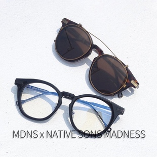 余文乐同款带偏光夹片MDNS x NATIVE SONS MADNESS联名可配镜片