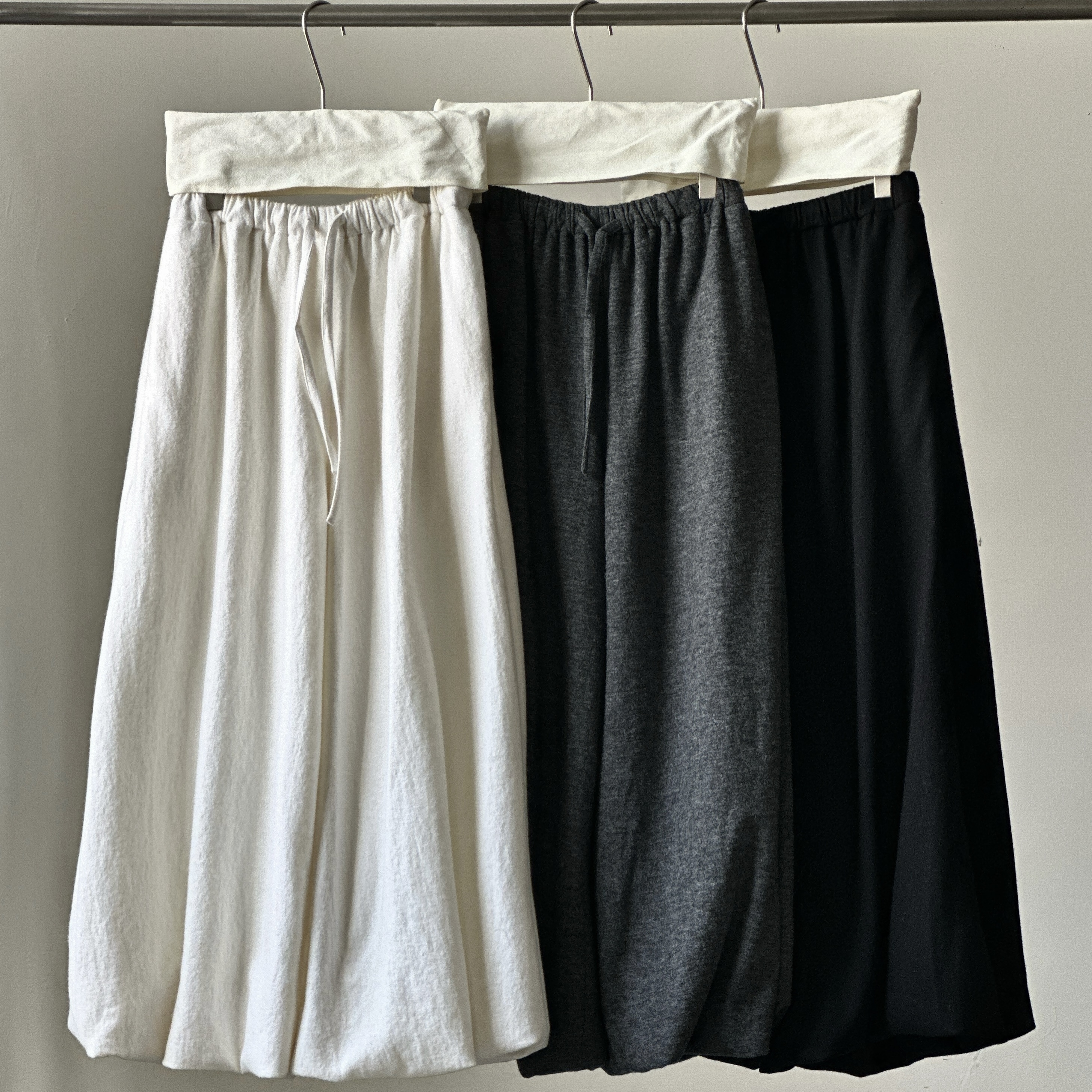 Vesca休闲裤女秋冬加绒高腰宽松