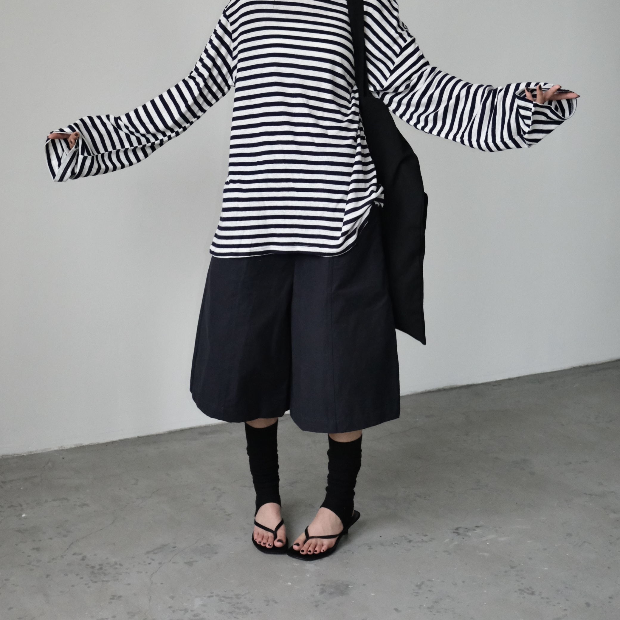 Vesca极简小众大口袋中裤